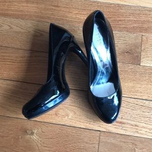 BCBG Black Patent Leather Pumps